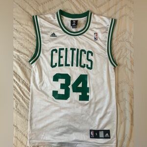 This is a Paul Pierce #34 Boston Celtics jersey made by Adidas.